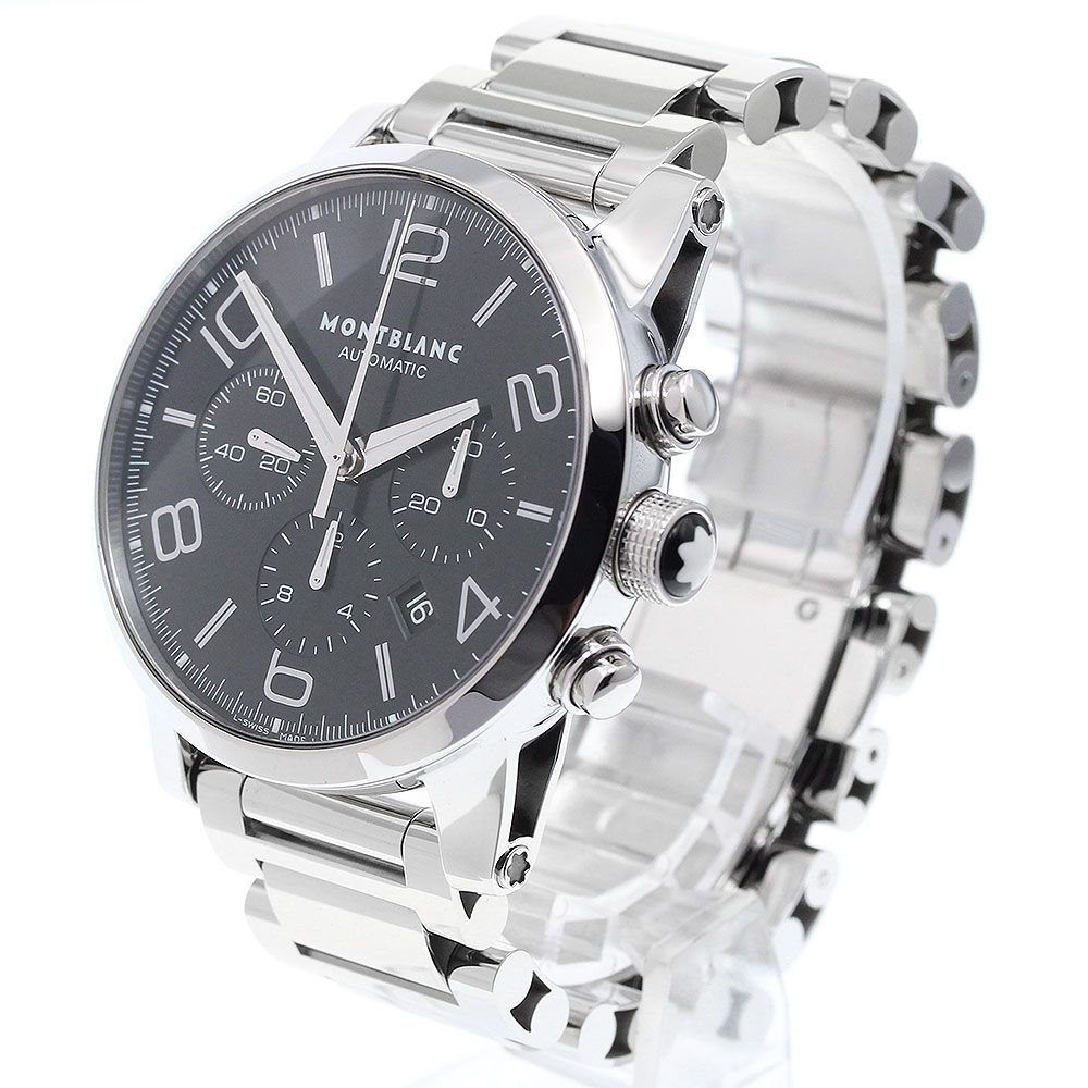 モンブラン 7069 タイムウォーカー クロノグラフ デイト 自動巻き メンズ _914707