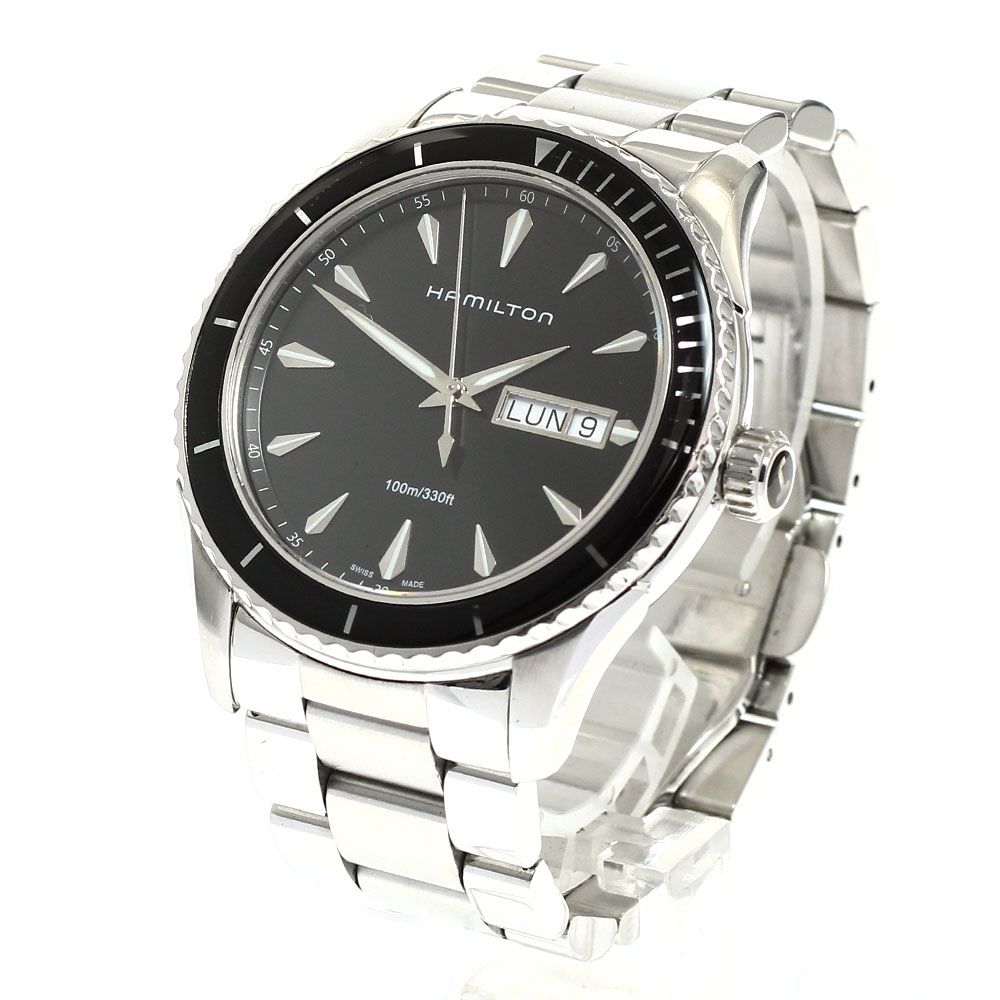 ハミルトン H 375110 ジャズマスター シービュー デイデイト クォーツ メンズ _916205