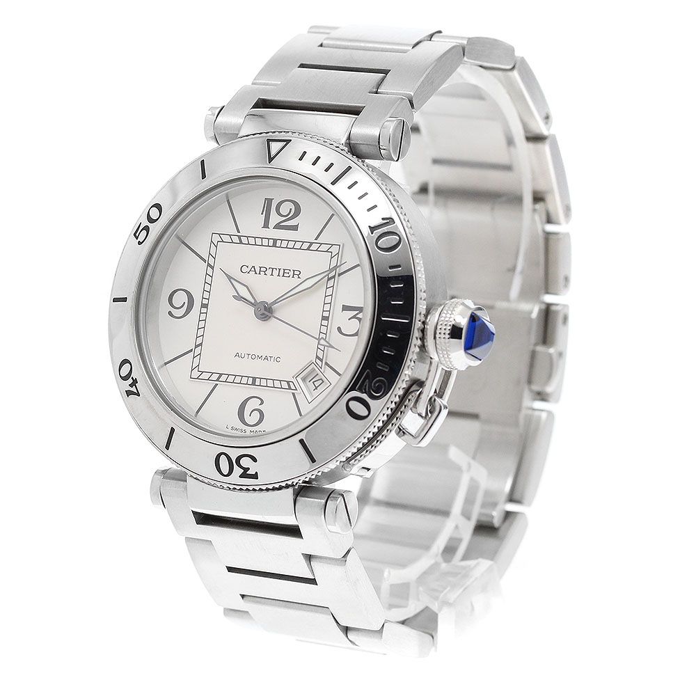 カルティエ CARTIER W31080M7 パシャ シータイマー デイト 自動巻き メンズ_909648
