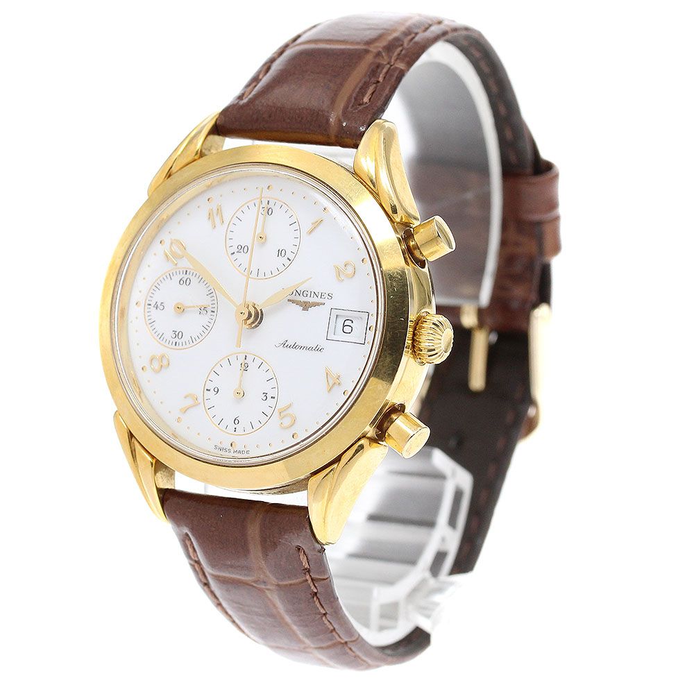 ロンジン L 4 642 2 デイト クロノグラフ 自動巻き メンズ_917648