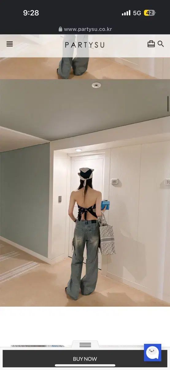 ウェスタンデニムパンツS