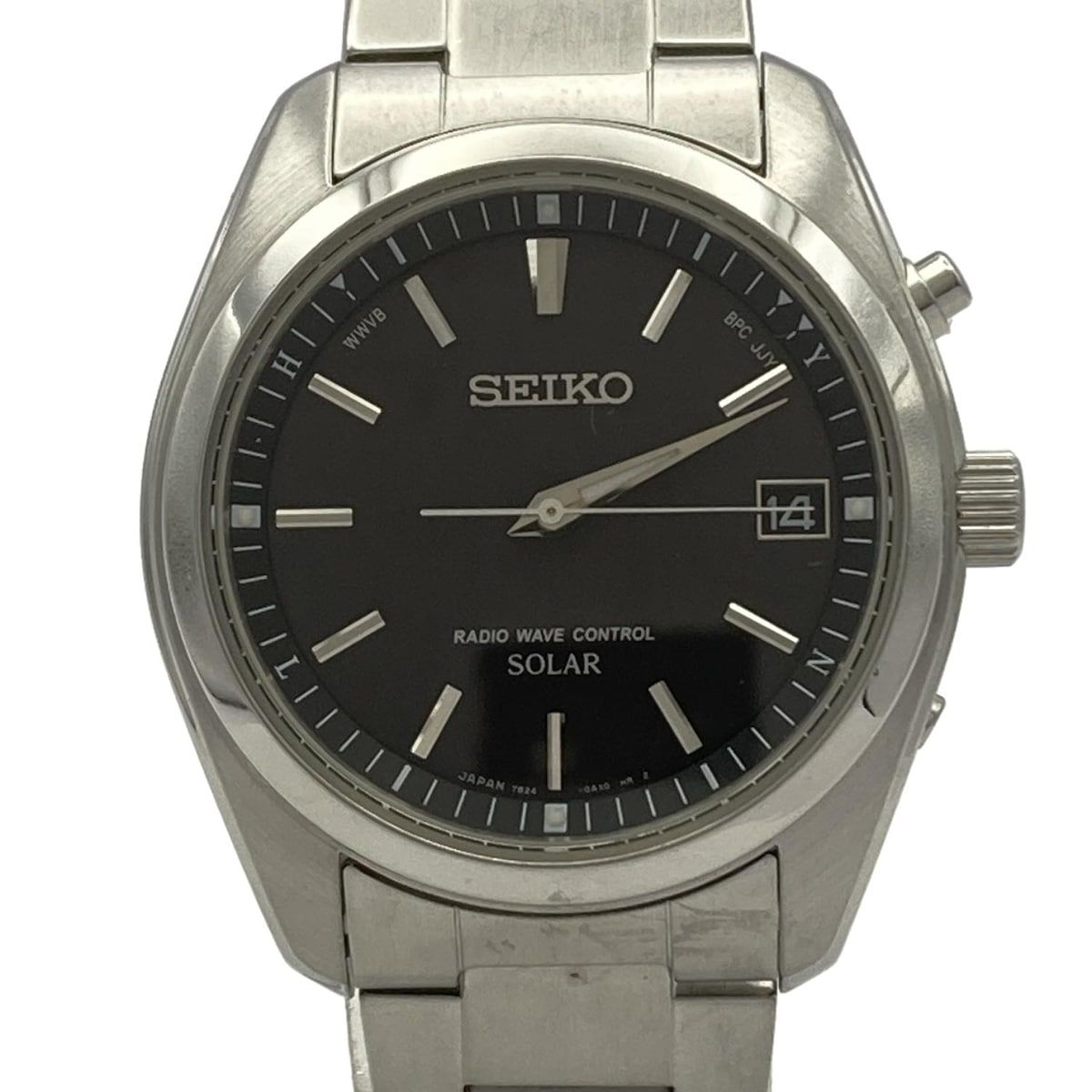 SEIKO セイコー 腕時計 - 7B24-0AN0 メンズ 黒