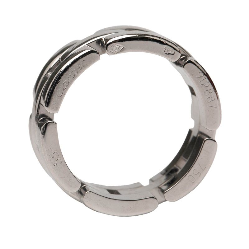 カルティエ マイヨン パンテール リング 指輪 55 K18WG ホワイトゴールド メンズ CARTIER 1-0235797 FORTGASGNV_COM_BR