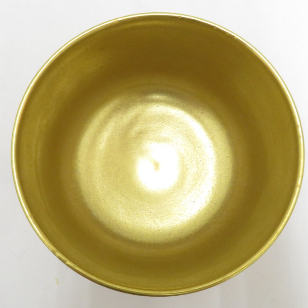 Ｔ４７４　茶碗　『九谷焼』『金彩老松』『長谷川翠光』　共箱　抹茶碗　茶道具 T474 茶碗 『九谷焼』『金彩老松』『長谷川翠光』 共箱 抹茶碗