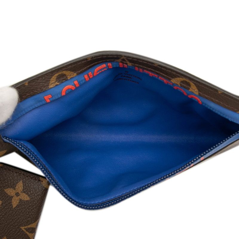 ルイ ヴィトン モノグラム パシフィック リボンポーチ M63045 ブラウン PVC レザー レディース LOUIS VUITTON 1-0236409 DECORATOM_COM_BR