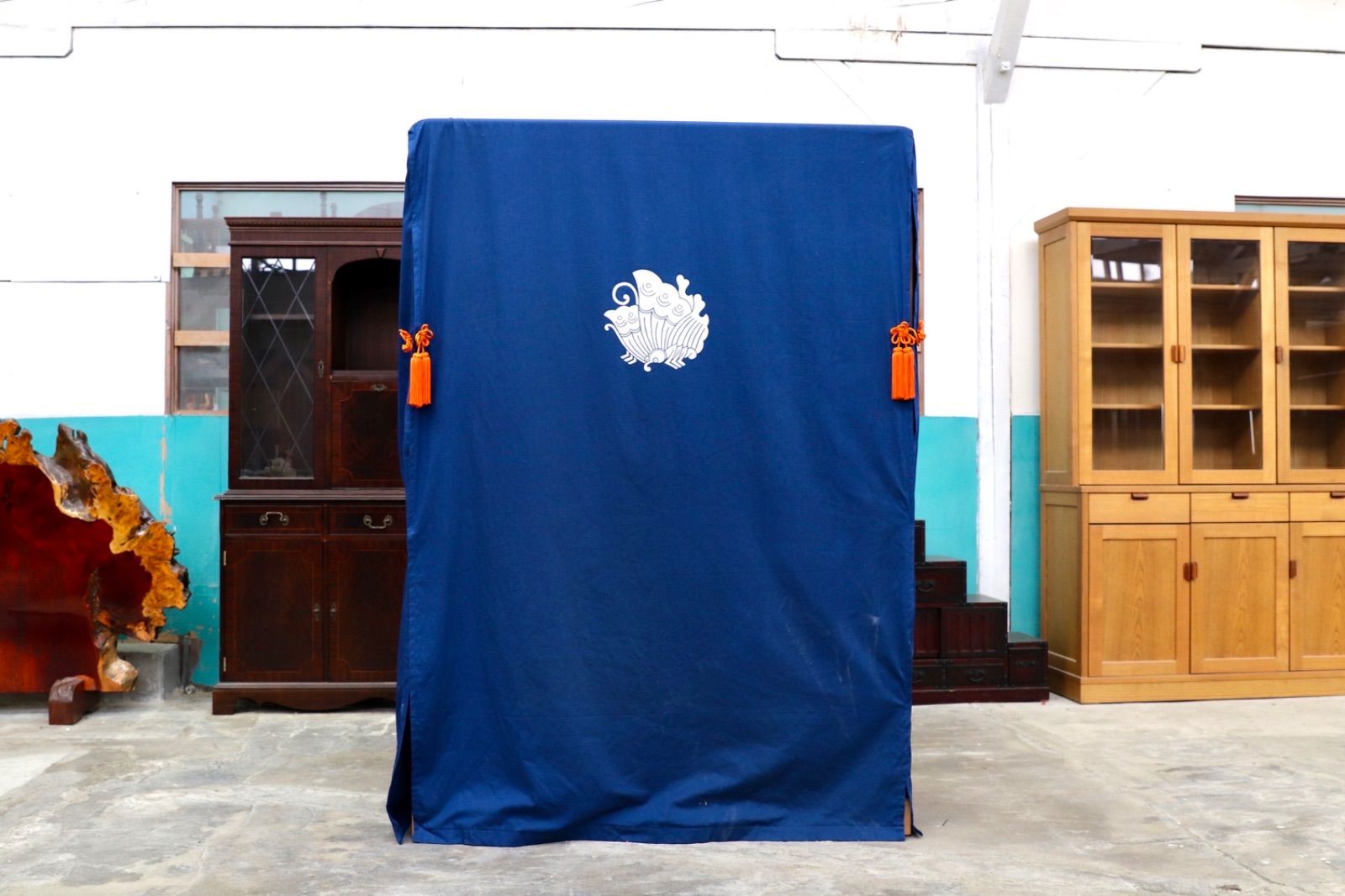 GMIS313 伝統工芸士 岡本国昭 紀州箪笥 和箪笥 着物箪笥 作家物 桐箪笥 和室 衣装箪笥 座敷 最 家具 MARWIL-DEMENAGEMENTS_CH