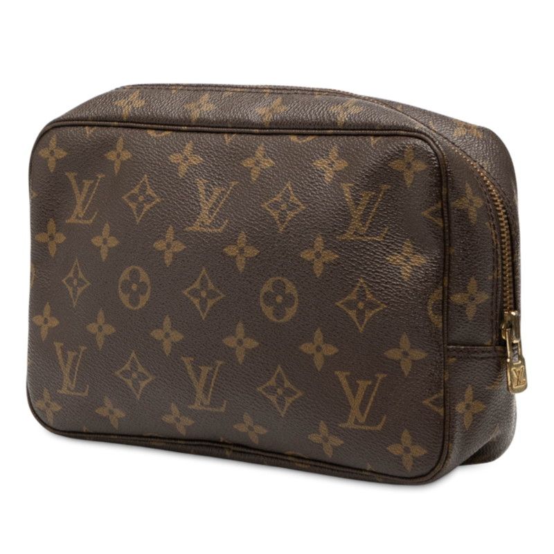 ルイ ヴィトン モノグラム トゥルース トワレット23 セカンドバッグ クラッチバッグ M47524 ブラウン PVC レディース LOUIS VUITTON 1-0236480
