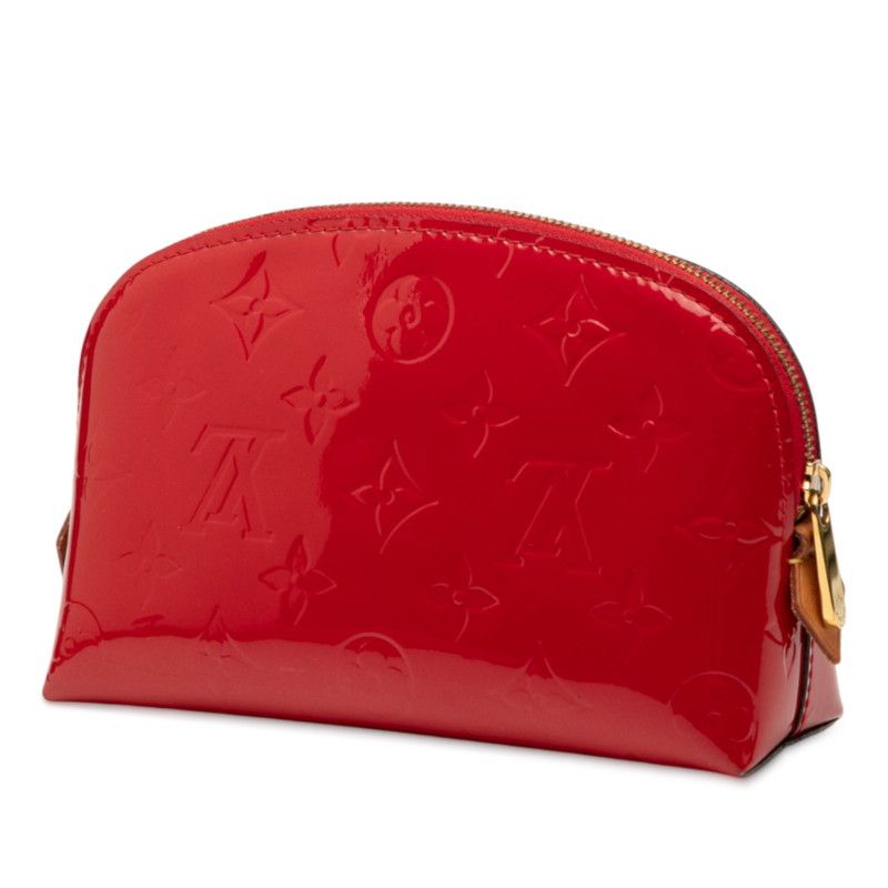 ルイ ヴィトン モノグラム ヴェルニ ポシェットコスメティック M91496 ポムダムール パテントレザー レディース LOUIS VUITTON 1-0236484