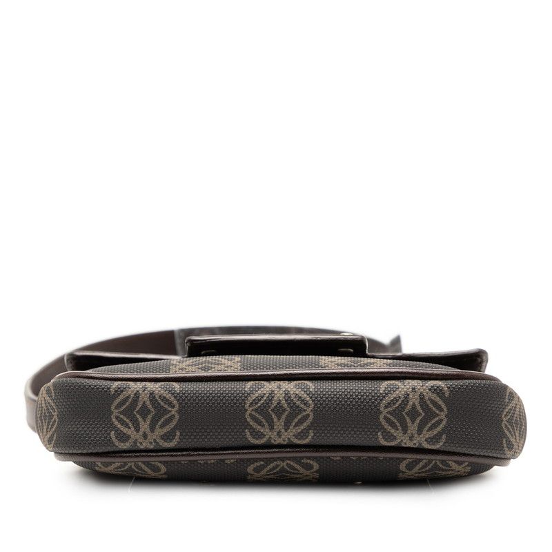 ロエベ アナグラム ボディバッグ ショルダーバック ブラウン PVC レザー レディース LOEWE 1-0236539 MERCADOAVALIA_COM_BR