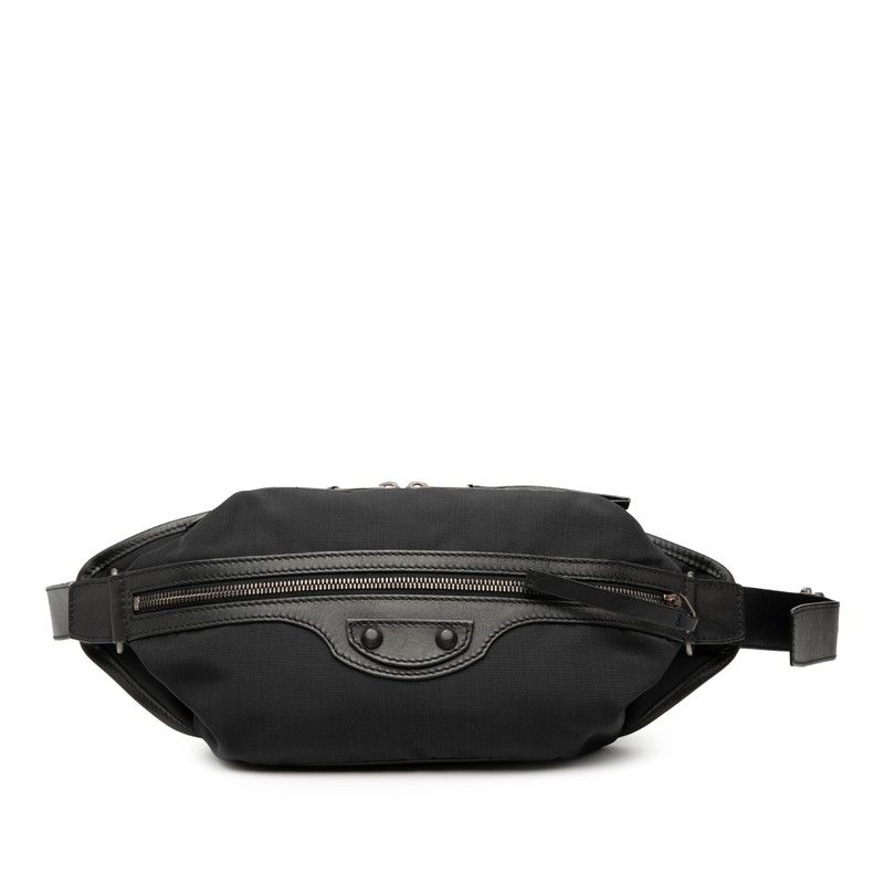 バレンシアガ ネオリフト ボディバッグ ウエストバッグ 341628 ブラック ナイロン レザー メンズ BALENCIAGA 1-0237564