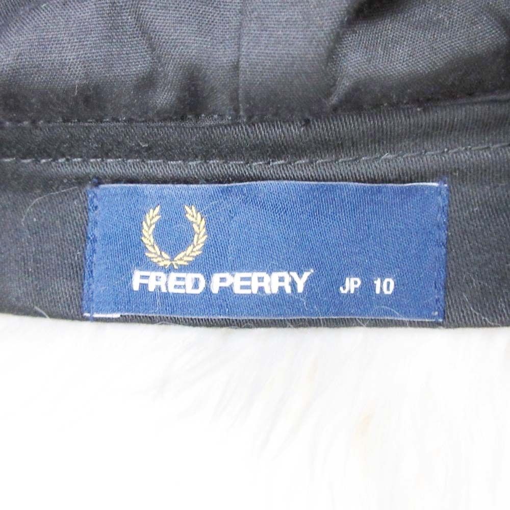FRED PERRY フレッドペリー M-51 モッズコート フィッシュテールパーカー ミリタリー ファーライナー 10 ブラック レディース 古着 GULLKHAN_COM