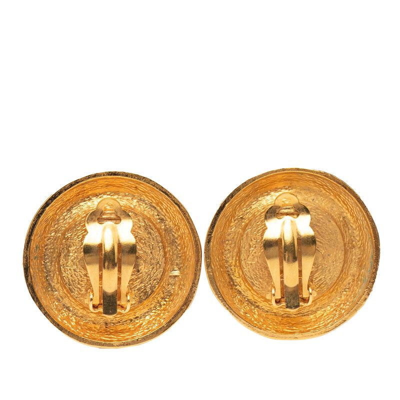 シャネル ラウンド ゴールド メッキ フェイクパール レディース CHANEL 1-0237848