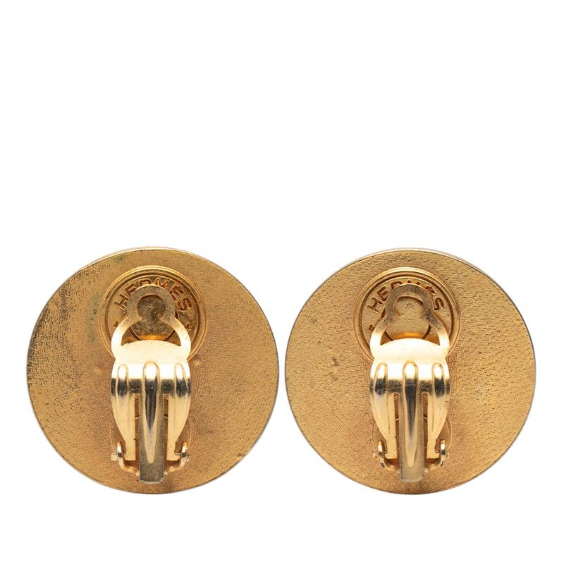 エルメス セリエ ブラウン ゴールド レザー メッキ レディース HERMES 1-0237852