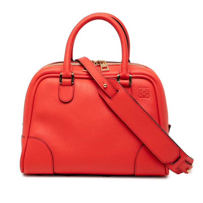 ◆超美品◆ ロエベ LOEWE ハンドバッグ ワンショルダー アナグラム ロゴ ロエベ アナグラムロゴ アマソナ75 スモール ハンドバッグ