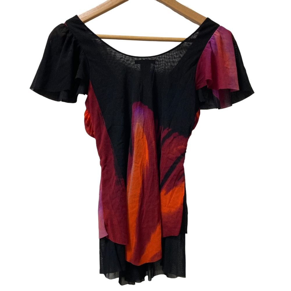 TAM ヴィヴィアンタム パワーネット タイダイ トップス スカート セットアップ 0 1 マルチ レディース 古着