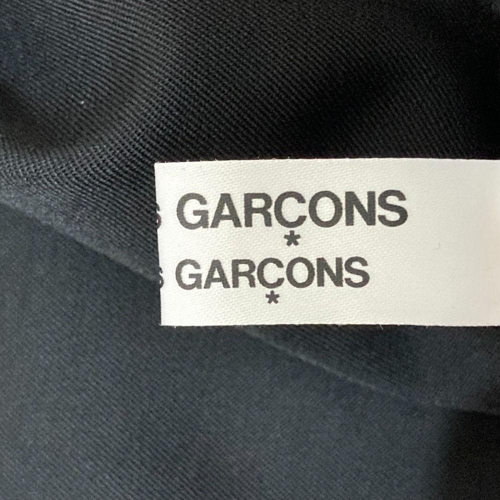 AD2020 COMME des GARCONS コムデギャルソン コムコム プリーツレイヤードパンツ RG-P018 サイズXS ブラック レディース 古着 DECORATOM_COM_BR