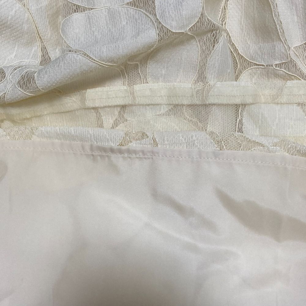 未使用 24SS BALLSEY ボールジー リーフチュールレース ギャザーロング