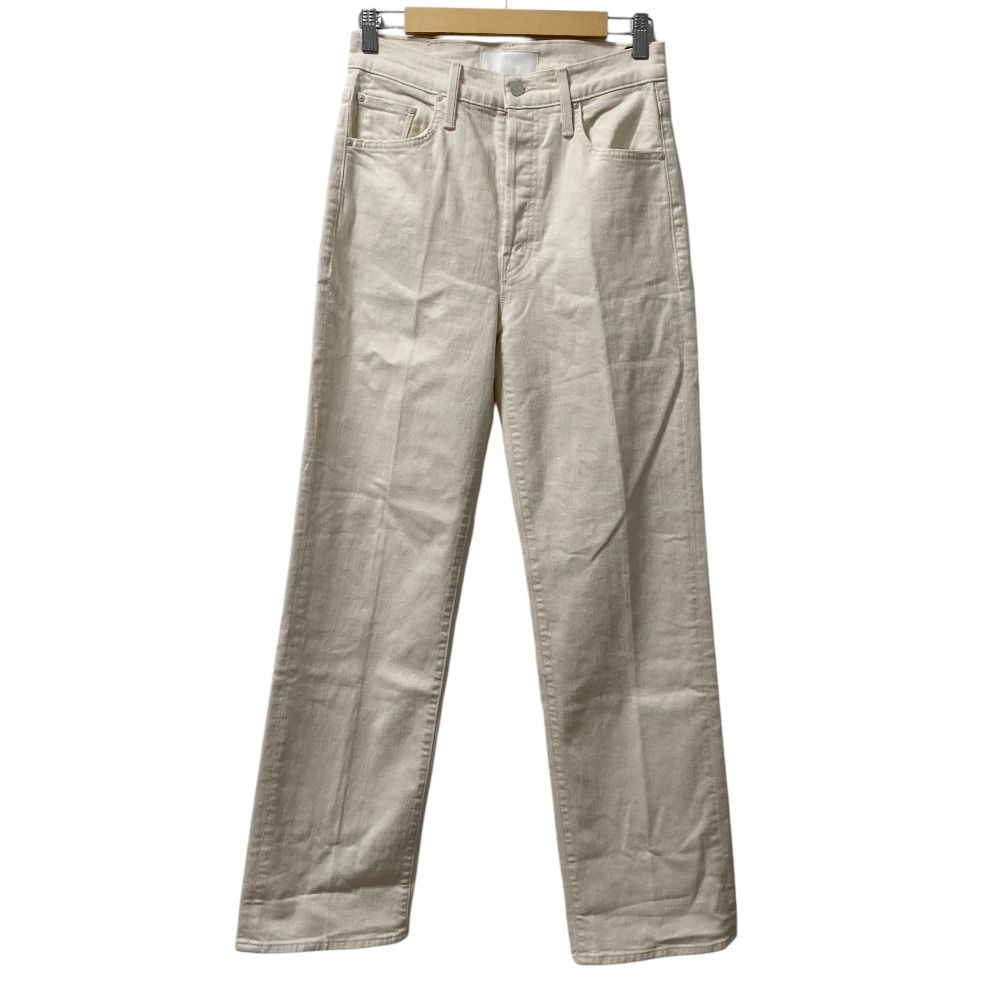 25SS MOTHER マザーデニム THE RAMBLER SKIMP デニムパンツ ジーンズ 3510600057 サイズ27 オフホワイト レディース 古着