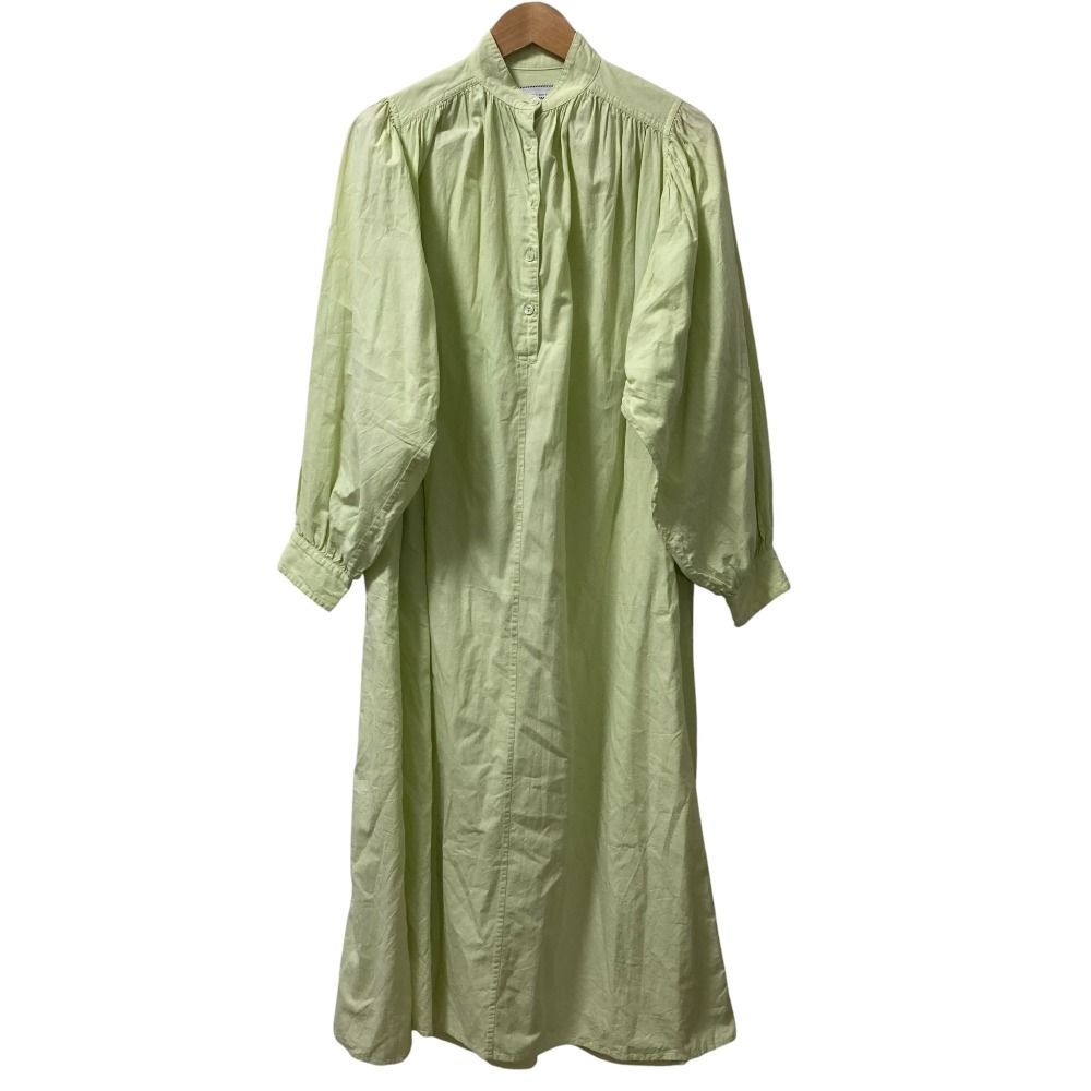 TEN×Ron Herman テン ロンハーマン カフタン ロング ワンピース ライトグリーン レディース 古着