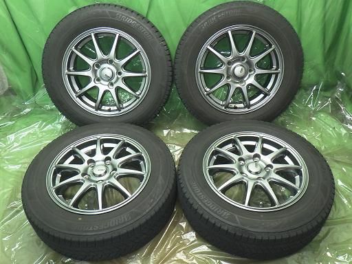 【中古】BRIDGESTONE スタッドレス 22年製 SPORT ABELIA 15インチ ブリヂストン ブリザック
