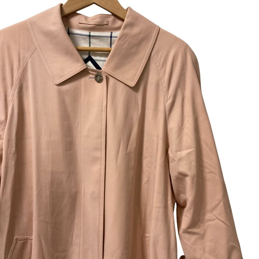 Burberrys バーバリーズ ステン コート バルマカーンコート サイズ15 ピンク レディース 古着