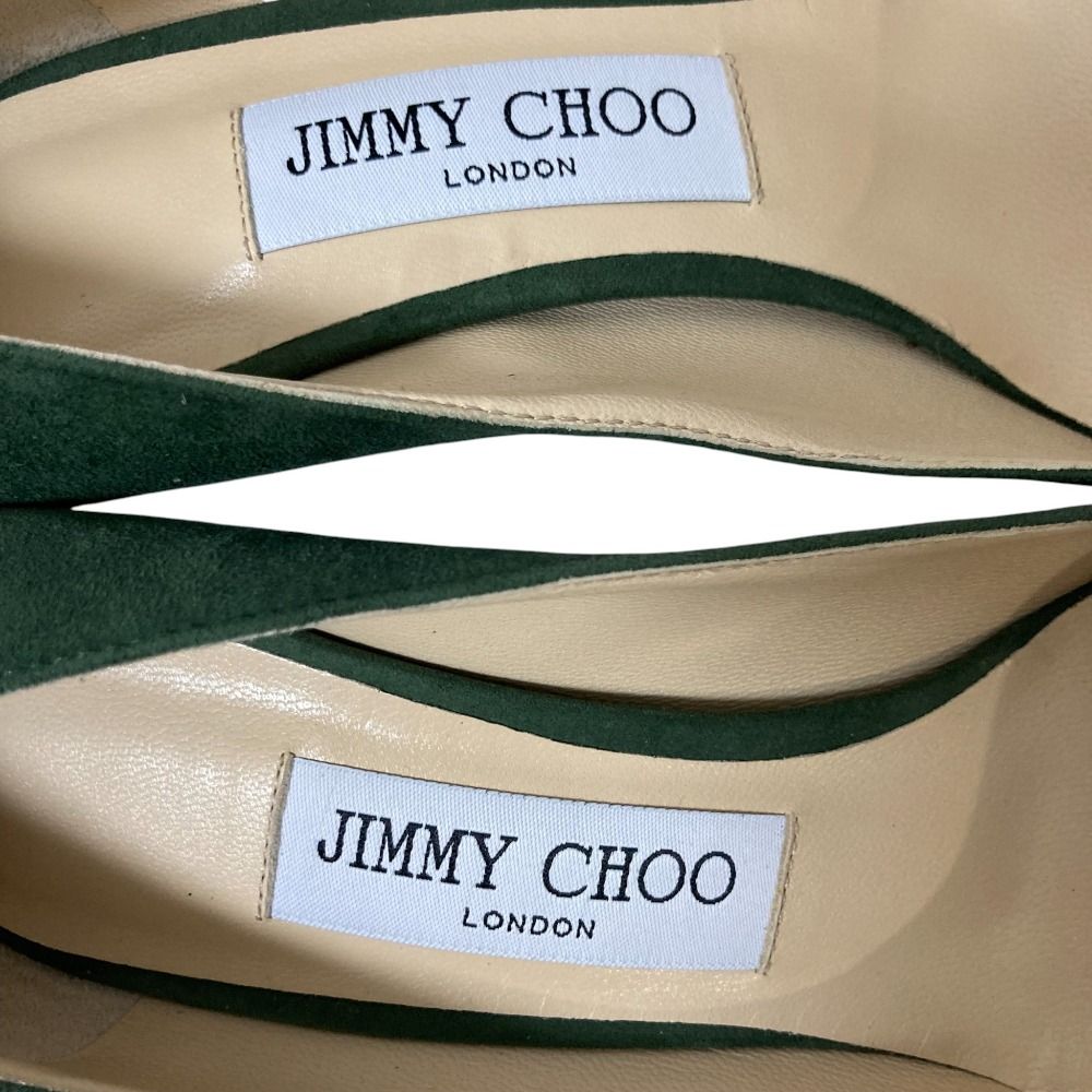 新品同様 JIMMY CHOO ジミーチュウ ROMY85 ポインテッドトゥ