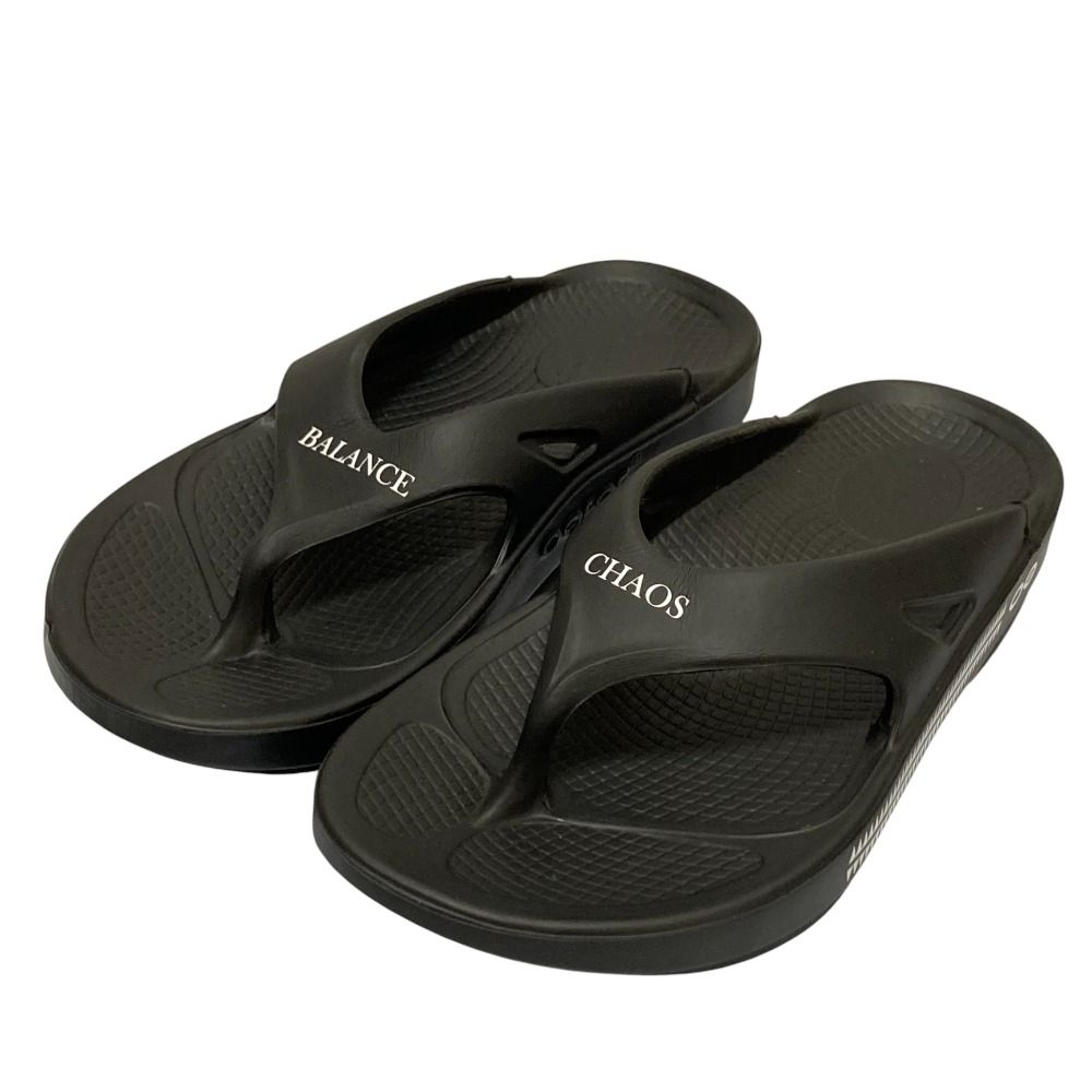 24SS OOFOS ウーフォス アンダーカバー リカバリーサンダル サイズ37 約23.5cm ブラック レディース 古着