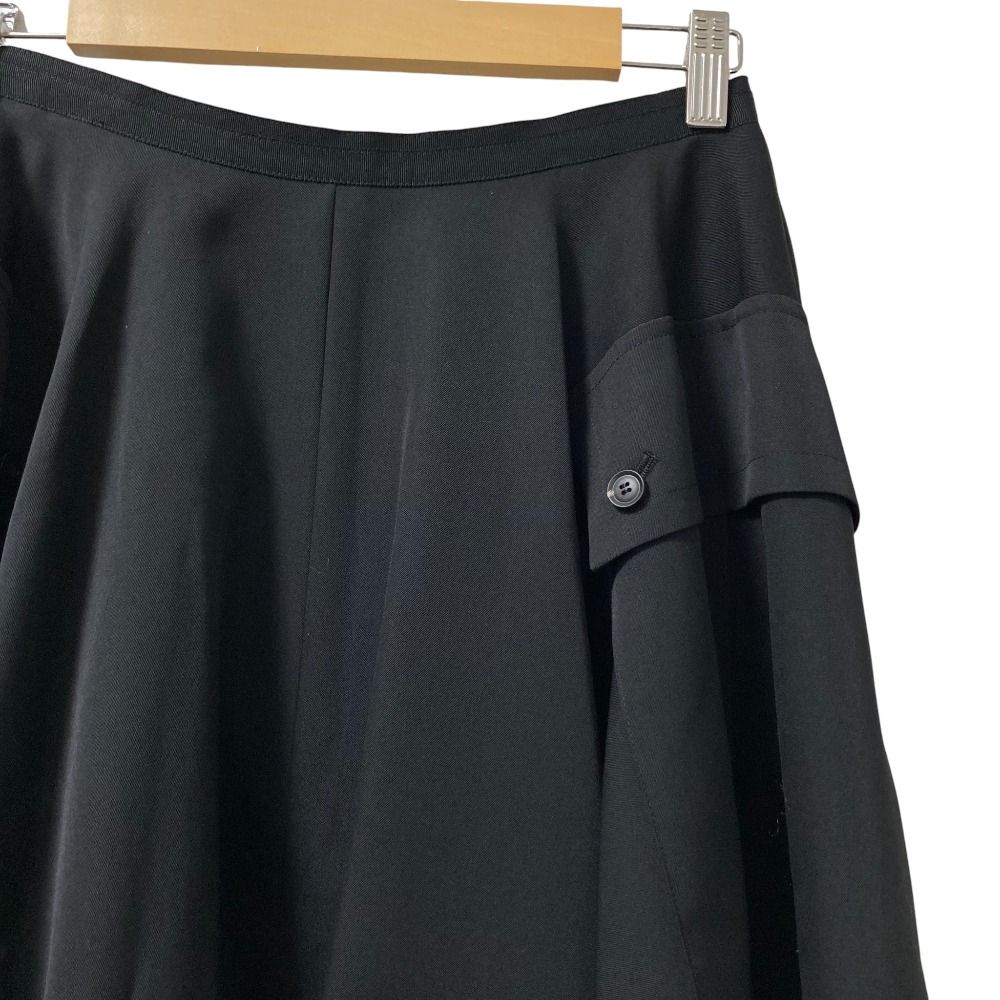 FOXEY フォクシー Lady Circular フ スカート 40078 サイズ42 ブラック レディース 古着