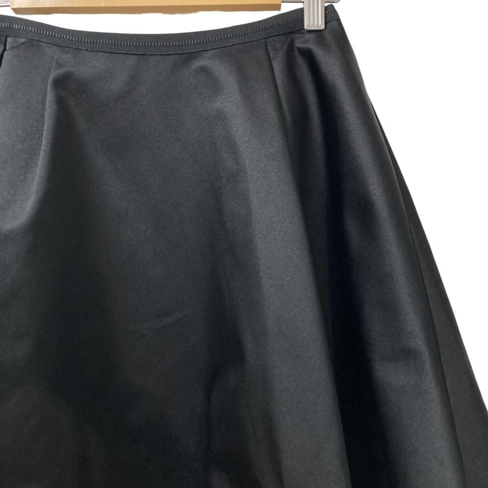 FOXEY フォクシー タフタスカート 40926 サイズ42 ブラック レディース 古着