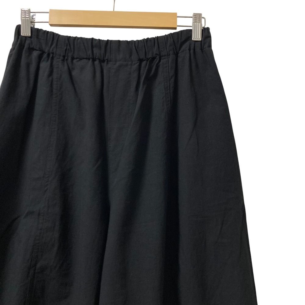 Curensology カレンソロジー コットンリネンドロストパンツ サルエルパンツ CL205004ER サイズF ブラック レディース 古着