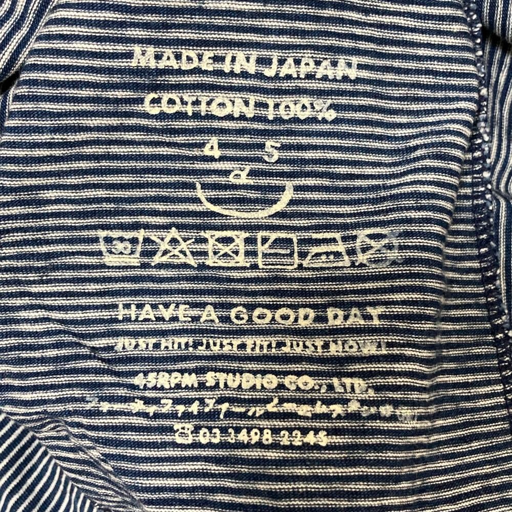 縞天竺のドレス ワンピース