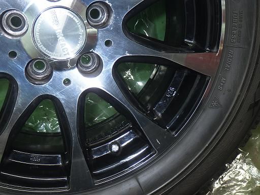  スタッドレス DEEP IMPACT 15インチ ブリヂストン ブリザックVRX 15インチ タイヤ ホイールセット