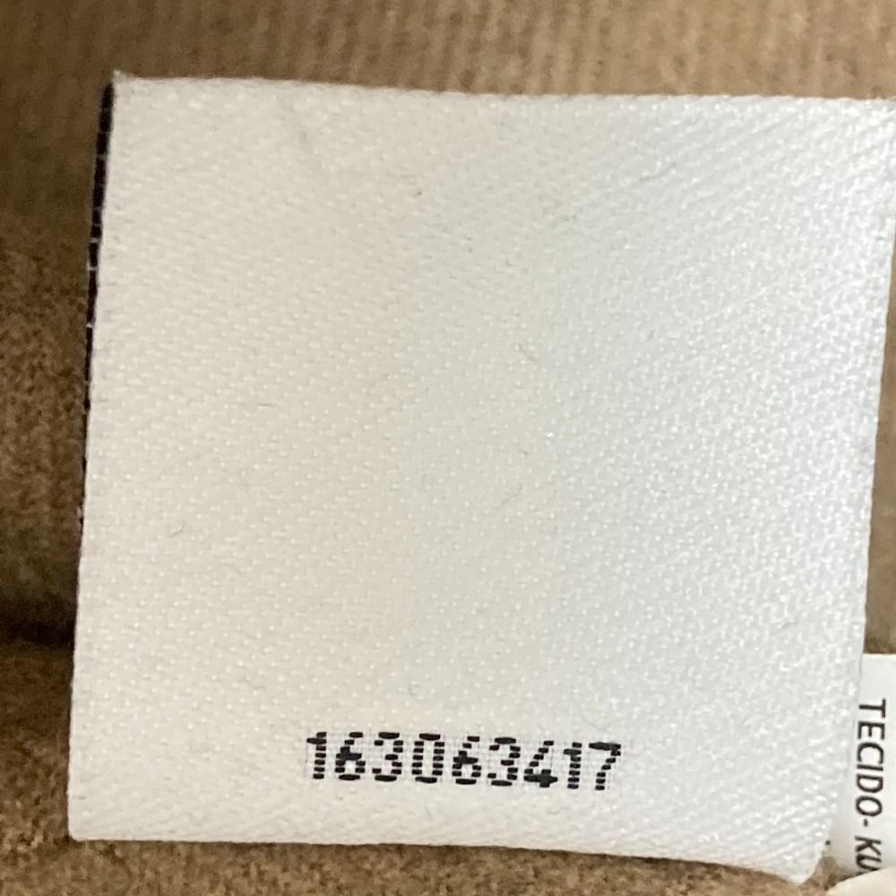 WEEKEND Max Mara ウィークエンドマックスマーラ 袖ファー ガンクラブチェック ベルテッドコート 508602896 サイズ38 ブラウン レディース 古着 GULLKHAN_COM