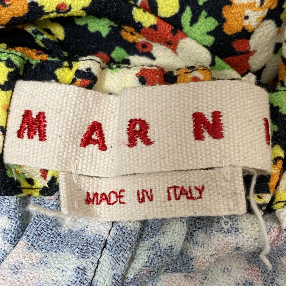 フラワープリント イージーパンツ