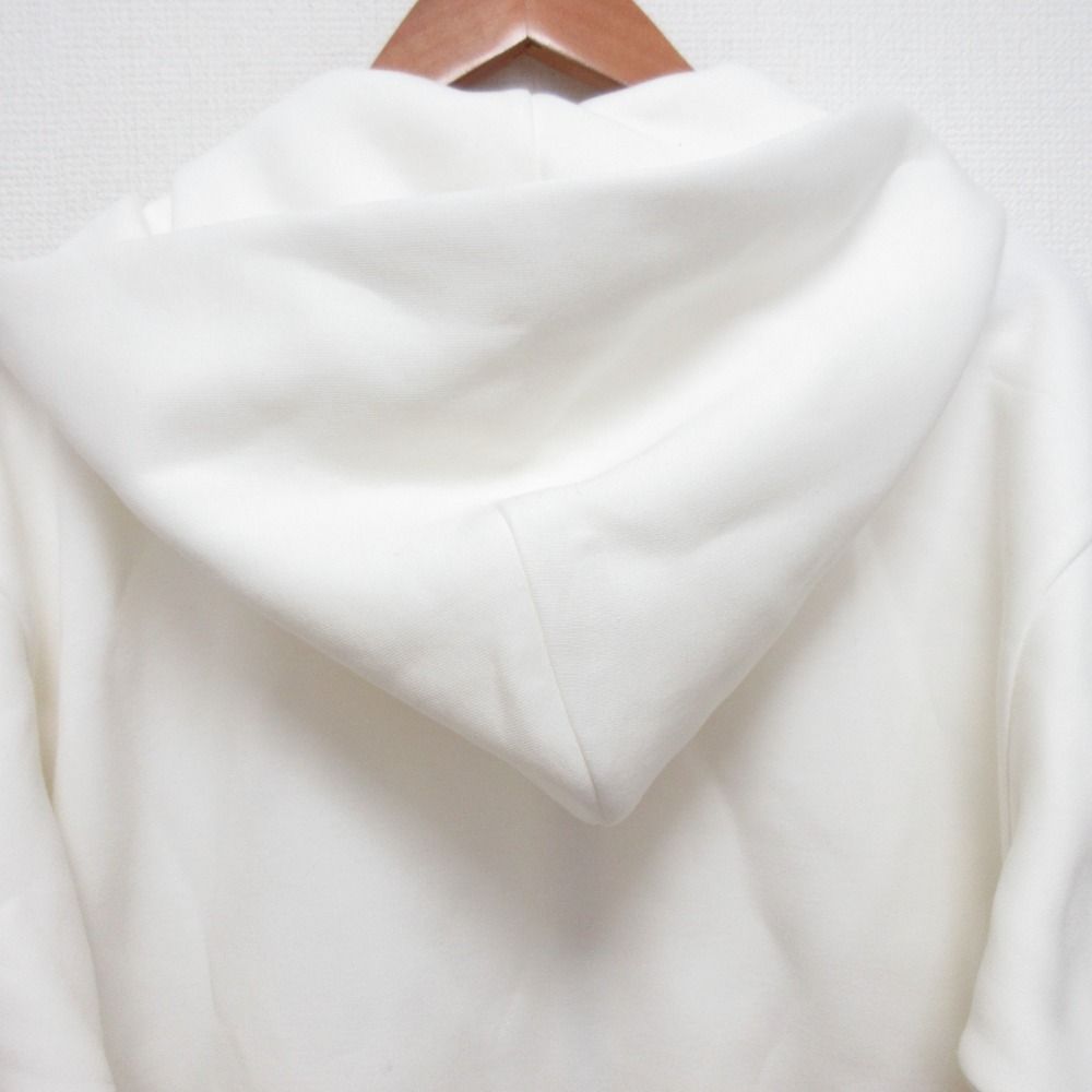  24 AW Diagram ダイアグラム ダンボールニットフーディー サイズ36 ホワイト レディース 古着 パーカー トップス