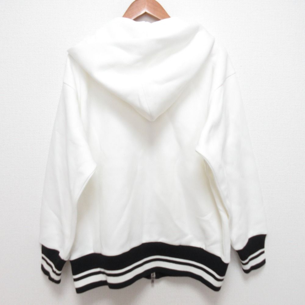 24 AW Diagram ダイアグラム ダンボールニットフーディー サイズ36 ホワイト レディース 古着