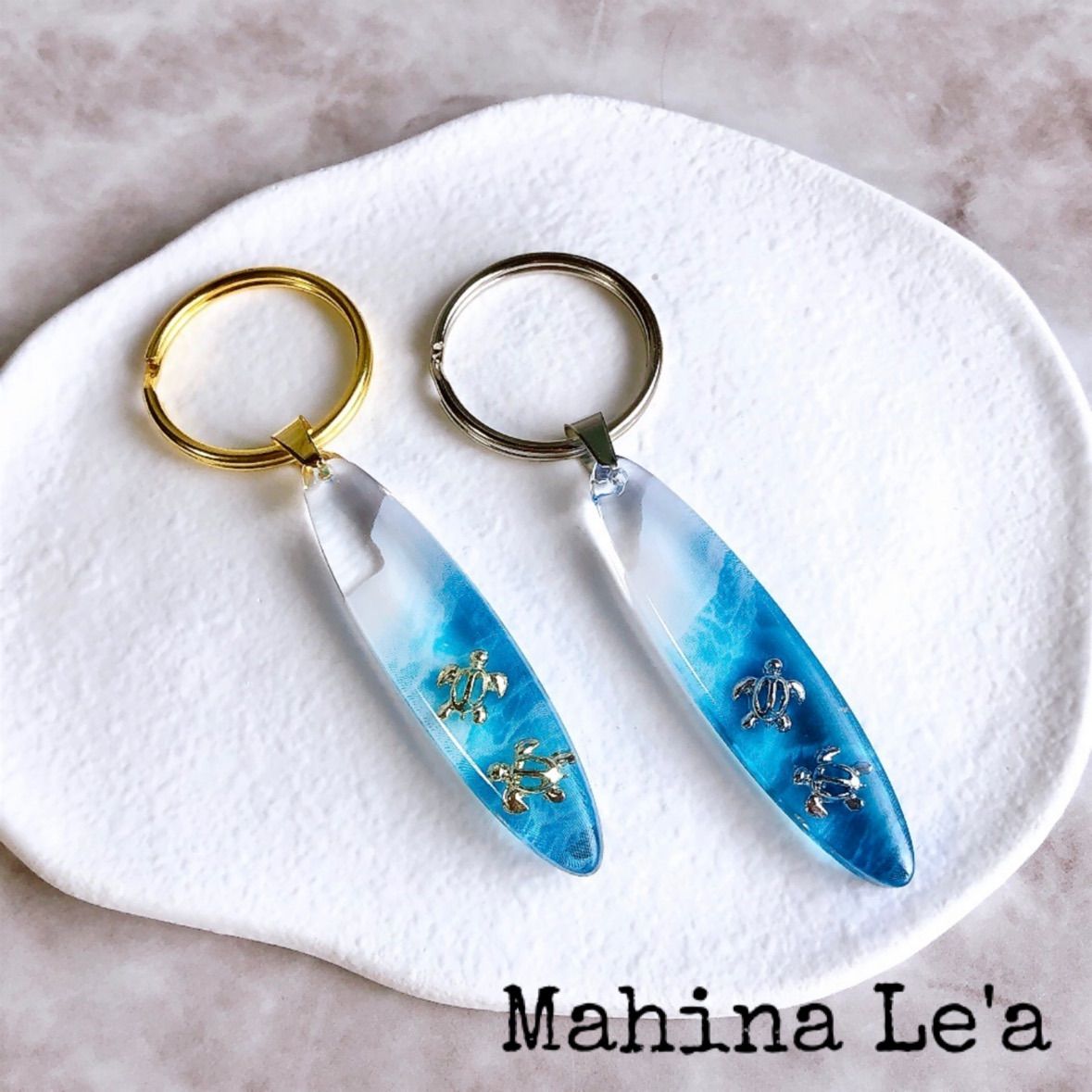 キーホルダー　サーフボード　海　波　レジン　オリジナル　ハンドメイド キーホルダー サーフボード 海 波 レジン オリジナル ハンドメイド