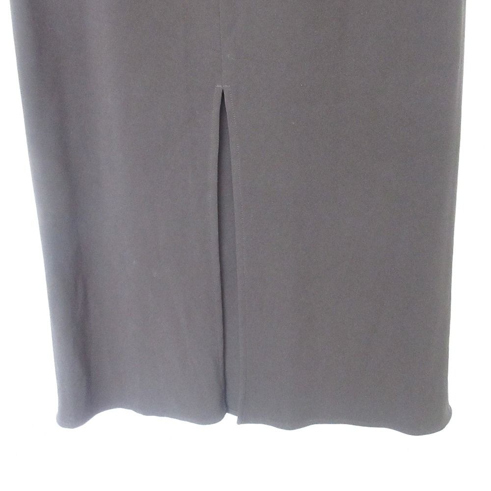 25SS DES PRES デプレ トゥモローランド ライトダブルクロス エラスティックストレートスカート サイズ36 ブラック レディース 古着 GULLKHAN_COM