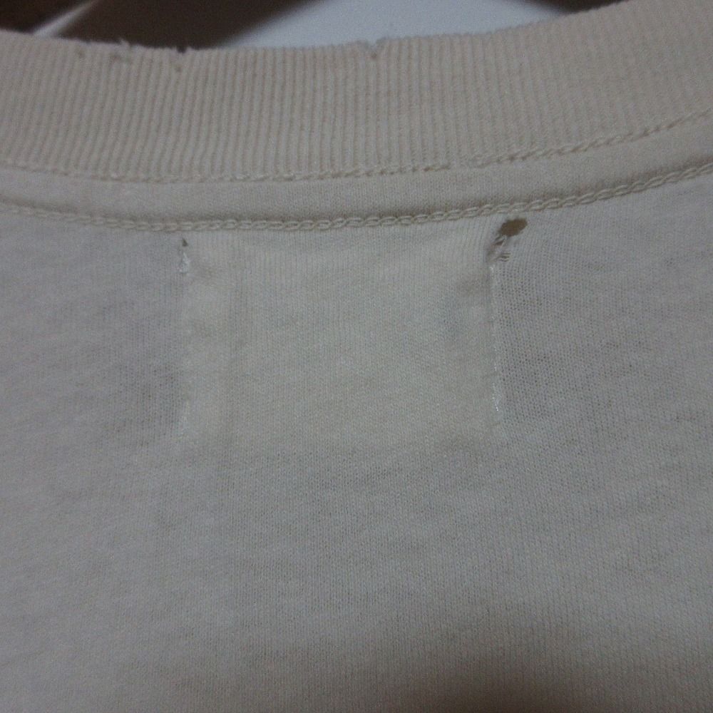 美品 24SS ISABEL MARANT ETOILE イザベルマランエトワール ZOELINE プリント ダメージ加工 半袖 Tシャツ TS0147FA XS エクリュ レディース 古着 中古 USED ISABEL MARANT ETOILE（イザベルマランエトワール） 美品 24SS ISABEL