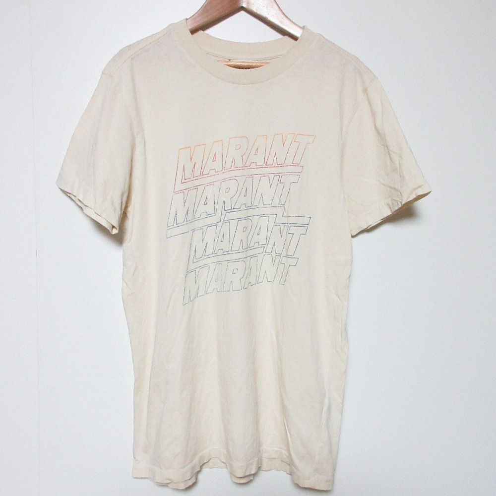 美品 24SS ISABEL MARANT ETOILE イザベルマランエトワール ZOELINE プリント ダメージ加工 半袖 Tシャツ TS0147FA XS エクリュ レディース 古着 中古 USED 美品 24SS ISABEL MARANT ETOILE イザベルマランエトワール ZOELINE