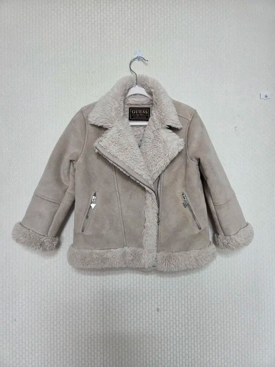  GUESS 100 スウェード ムートン ジャケット キッズ その他
