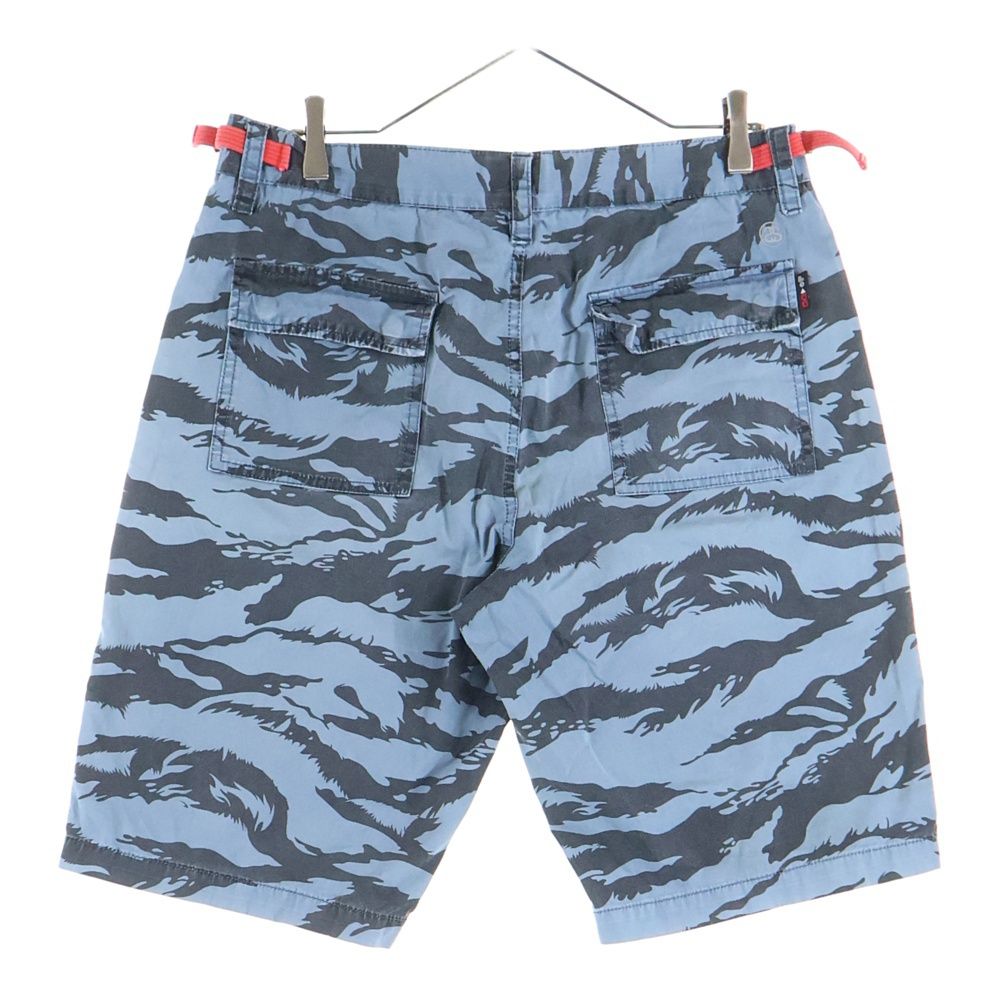 STUSSY ステューシー タイガーカモ ミリタリーショーツ ハーフパンツ ブルー