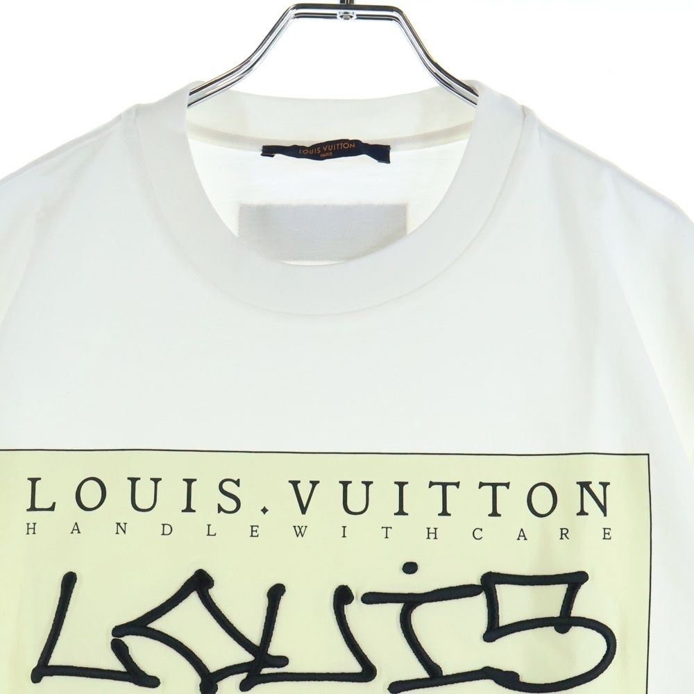 ルイヴィトン LOUISVUITTON 22AW RM222 NW2 HND17X サイズ:34インチ モノグラムバンダナハーフパンツ 中古 SB01 LOUIS VUITTON (ルイヴィトン) 22AW グラフィックロゴ 半袖Tシャツ