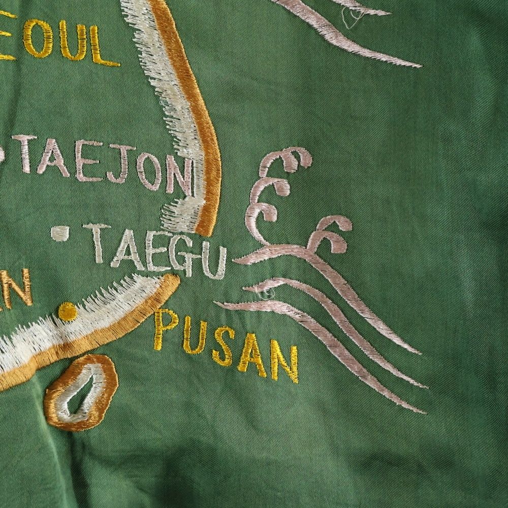 KOREAベトジャン50s スカジャン 龍刺繍 1950s Japanese Souvenir