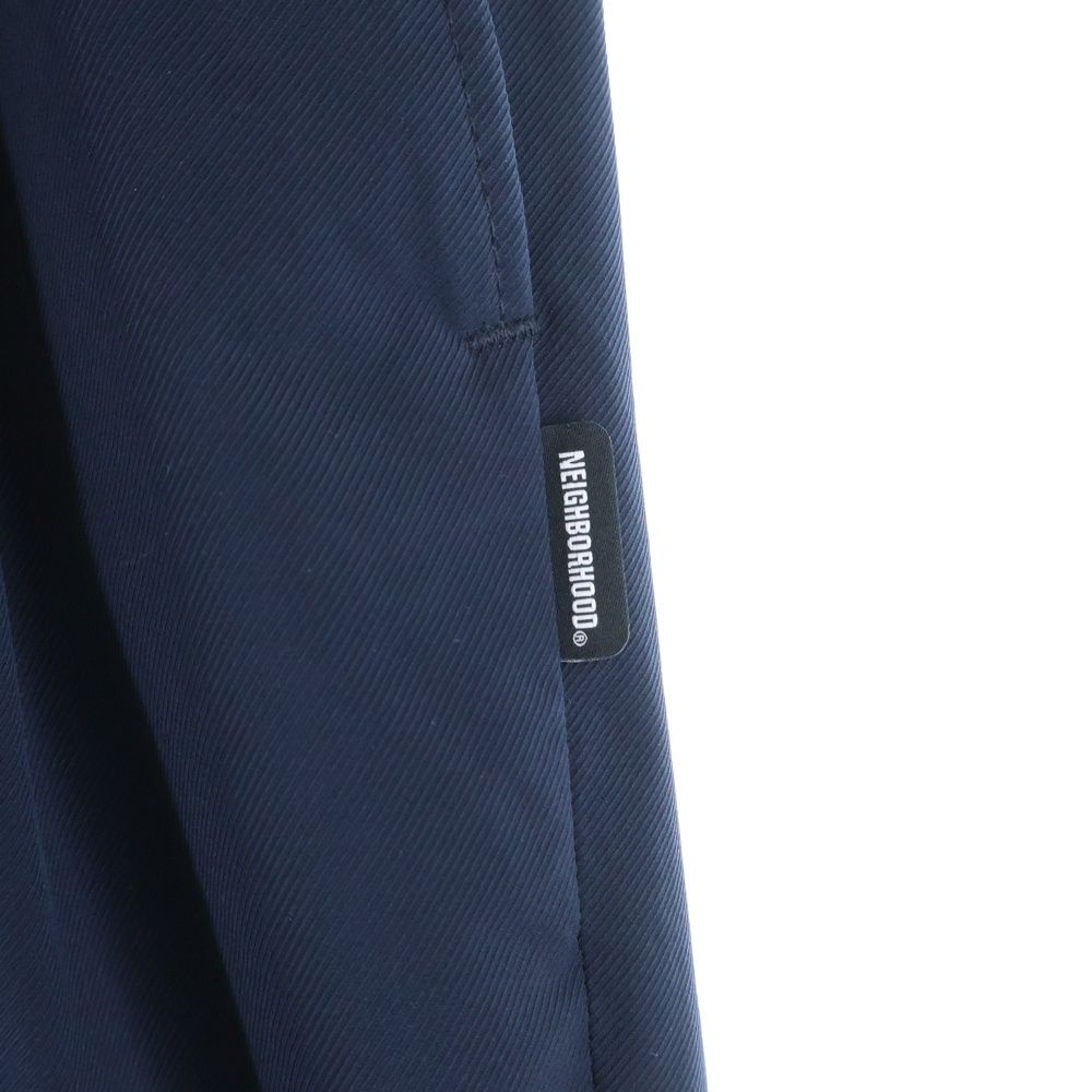 ネイバーフッド 22 SS TWO TUCK E-PT ジップフライ ツータック テーパード スラックス パンツ トラウザー ネイビー 221 AQNH-PTM 04
