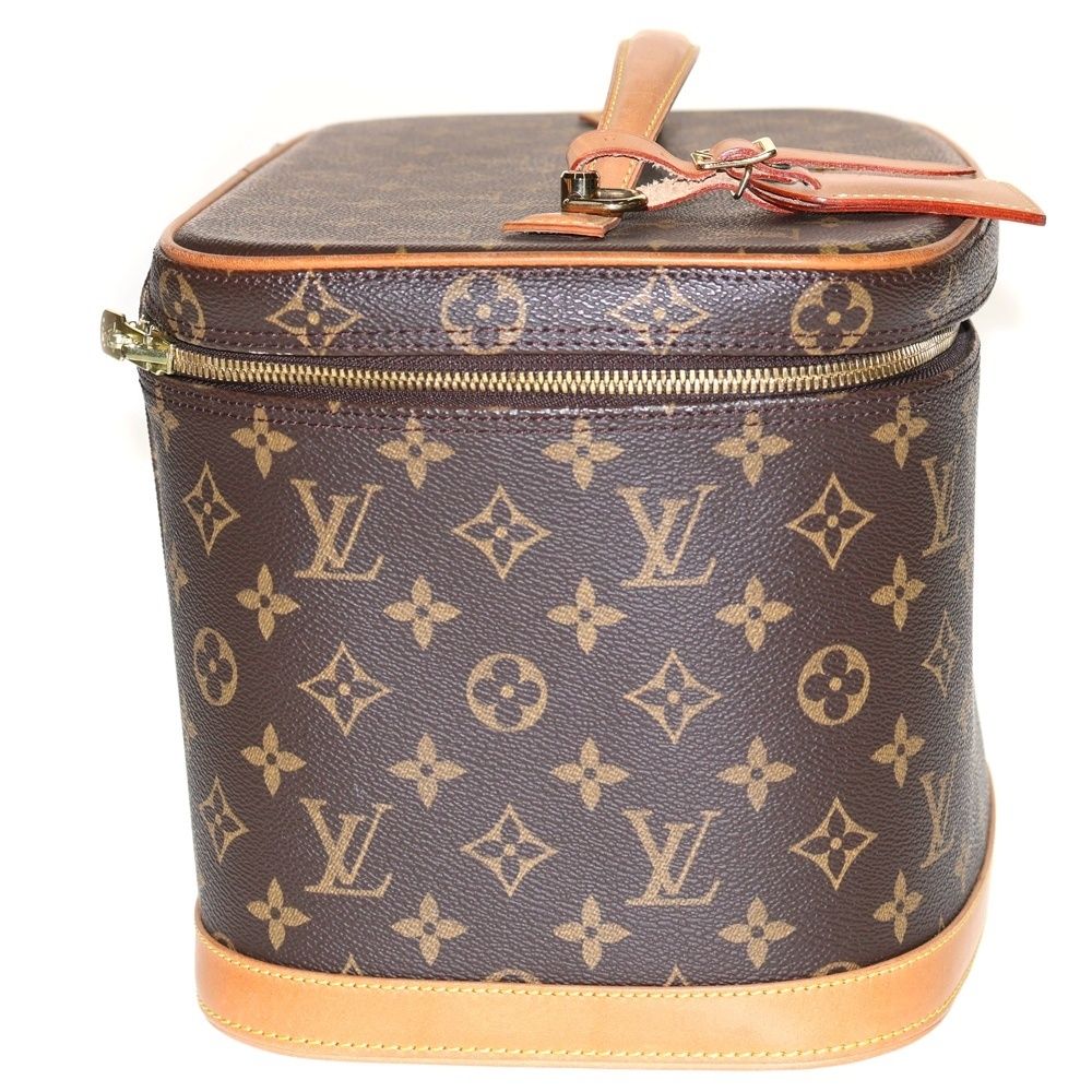  LOUIS VUITTON ルイヴィトン モノグラム ニース バニティ ハンドバッグ ショルダーバッグ ブラウン ゴールド金具 レザー PVC M 47280 その他 その他