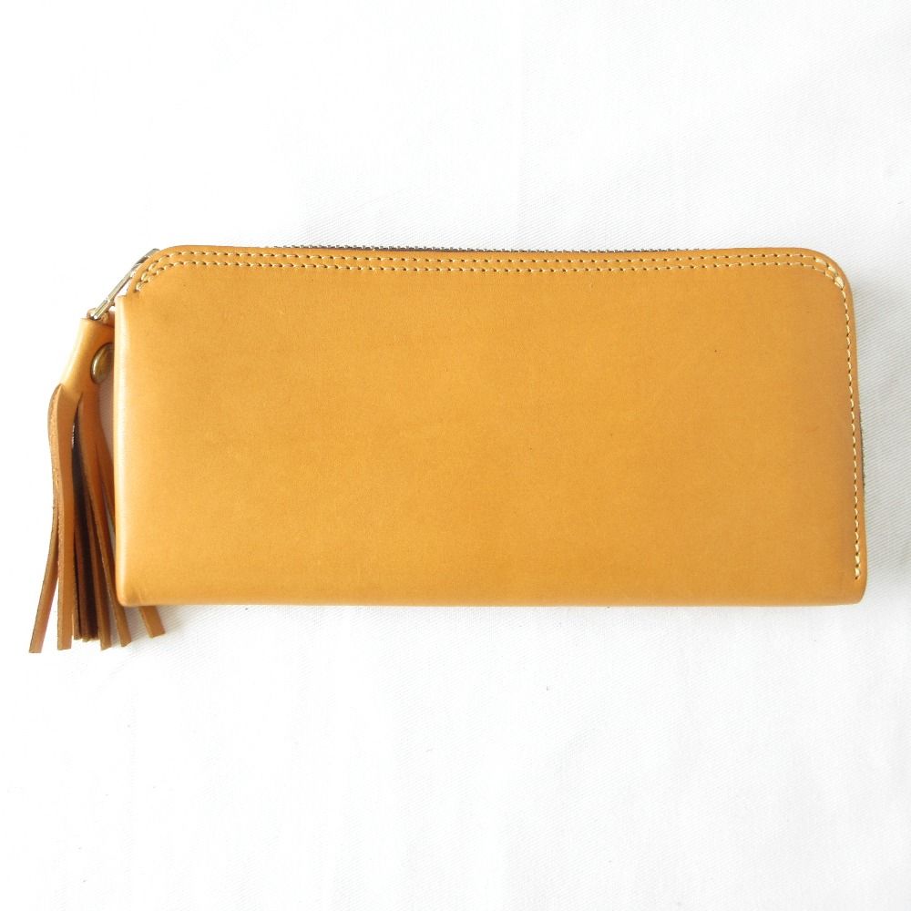 REDMOON レッドムーン L字ファスナー ロングウォレット キャメル メンズ 古着