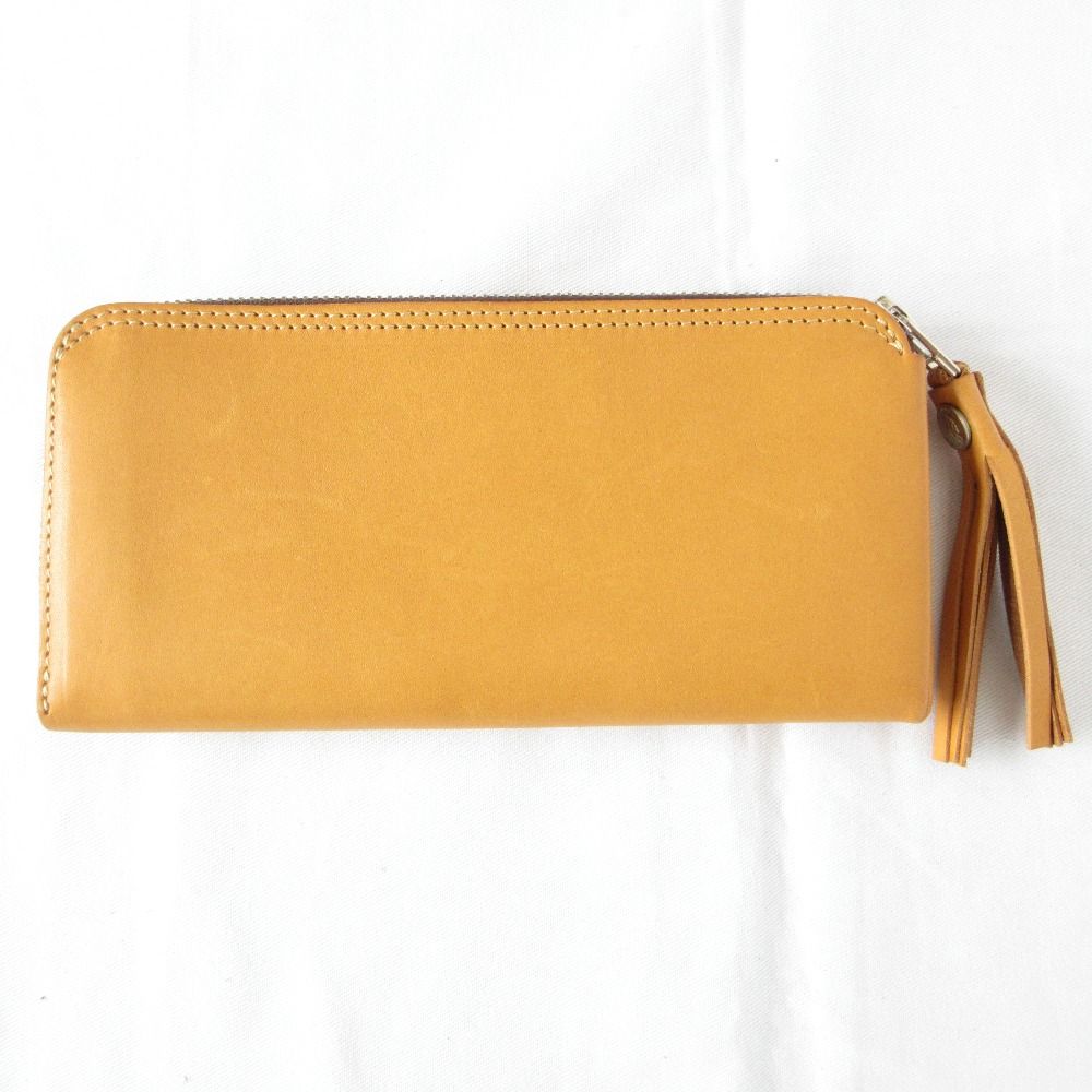 REDMOON レッドムーン L字ファスナー ロングウォレット キャメル メンズ 古着