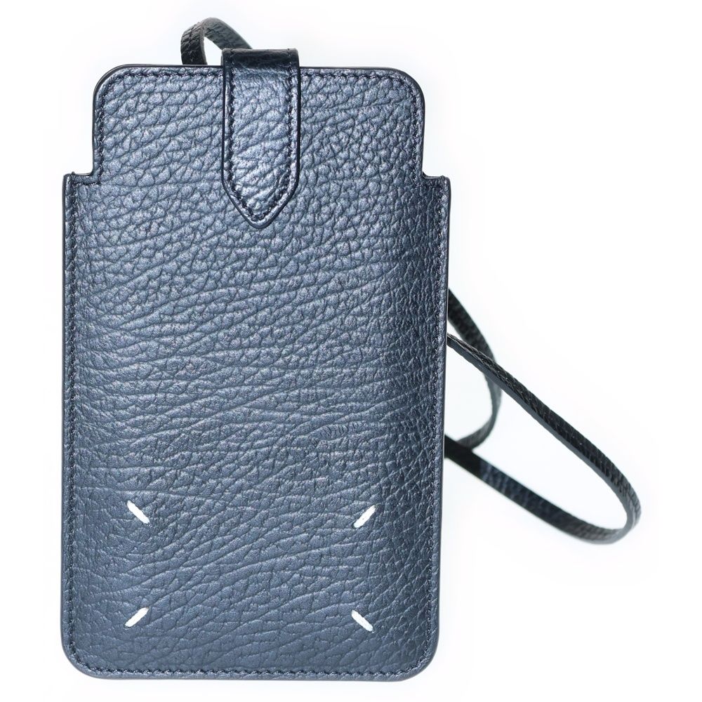 Maison Margiela 11 メゾンマルジェラ11 Phone H er 4ステッチ フォンホルダー スマホケース ブラック