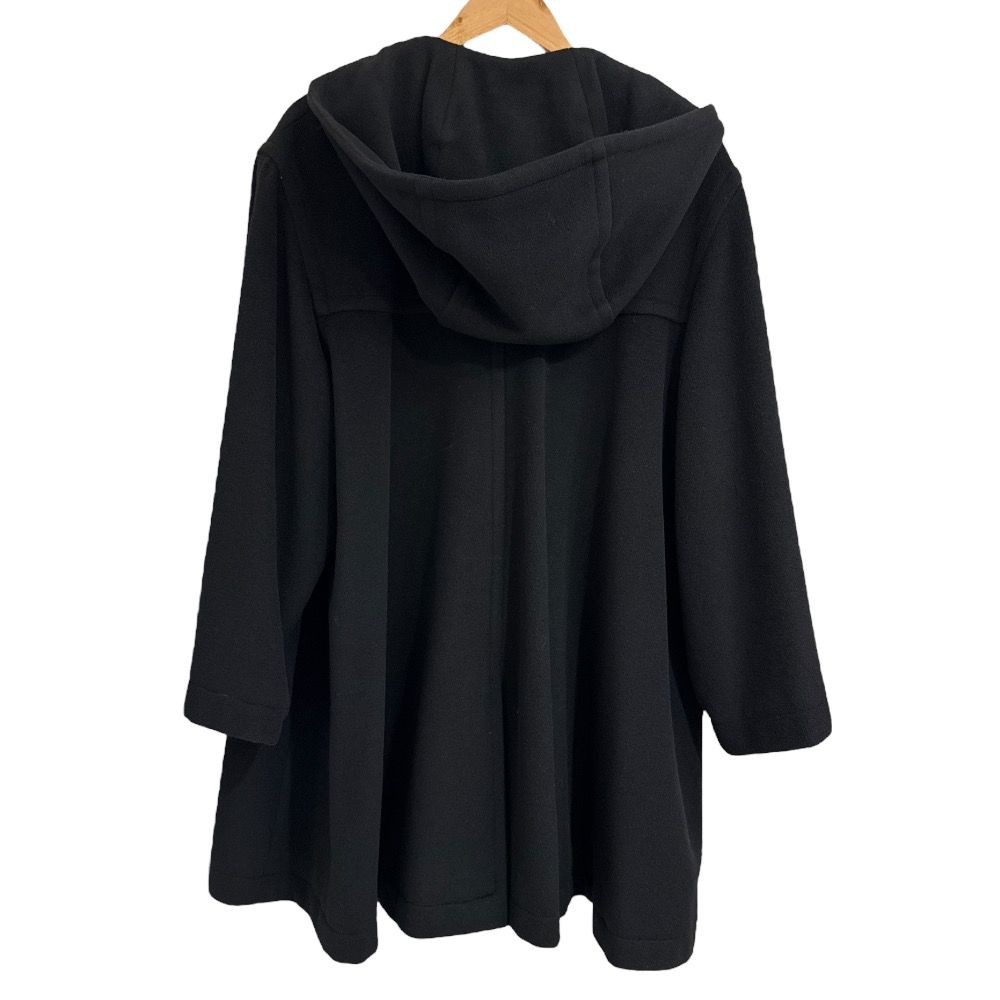 CELINE セリーヌ ヴィンテージ ボリュームスリーブ ダッフルコート サイズ36 ブラック レディース 古着